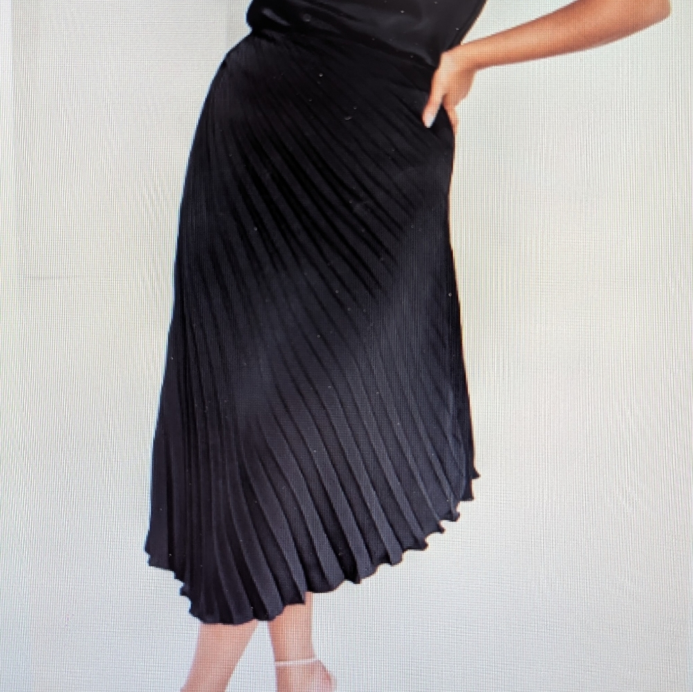 City Chic Amaya Skirt - Navy